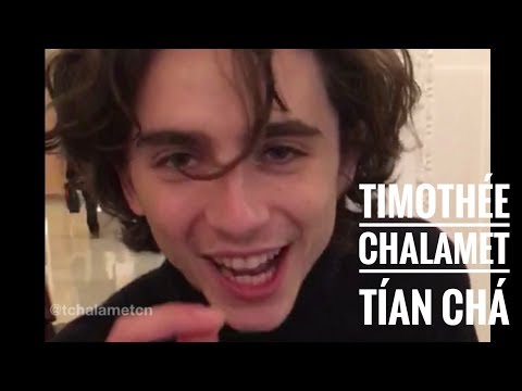 Timothée Chalamet pronounces his name in English, French and Chinese (by IG @tchalametcn)