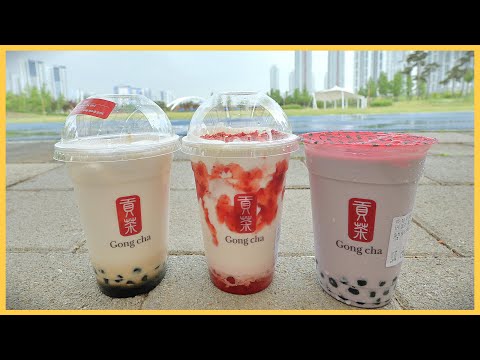 ASMR ⎜5 Boba drinks review