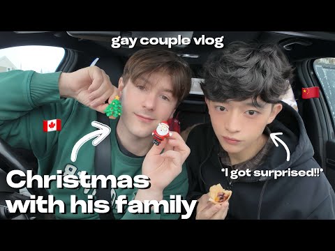 First Christmas With My Canadian Boyfriend's Family!!!! *so nervous😭* (gay couple vlog)
