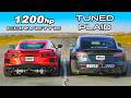 1200hp Corvette C8 v Model S Plaid: DRAG RACE