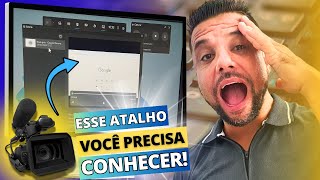 Incrível ATALHO DE TECLADO Ativa a GRAVAÇÃO DE TELA no Sistema Windows 11 do Computador