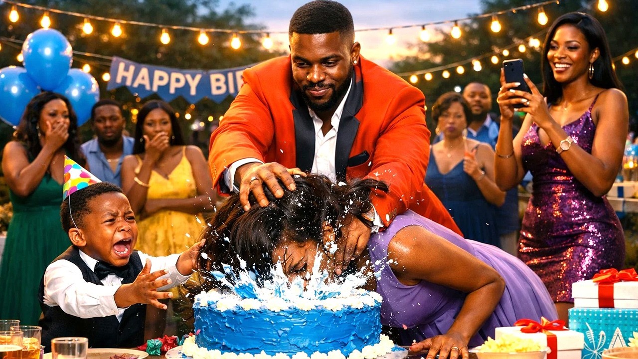 Unaware His Wife Was A Trillionaire's Daughter, He Pushed Her Face Into Their Son’s Birthday Cake..