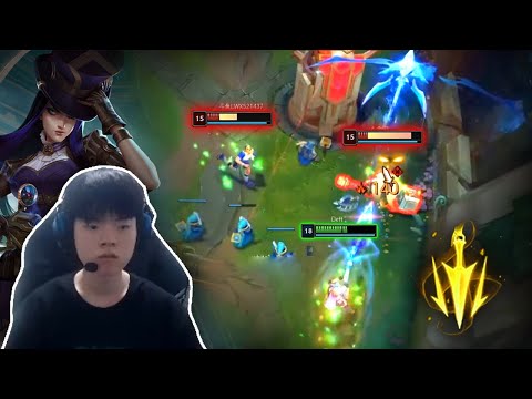 Deft Caitlyn : DESTROYING KR HighElo in 15 Min