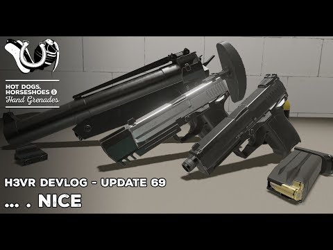 H3VR Early Access Update 69... . Nice! USP Tactical/Match, H69A1, Vault Upgrades