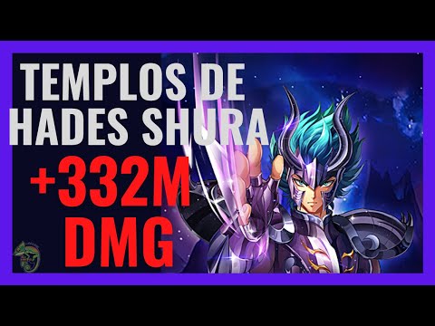 TEMPLO DE HADES SHURA +332M DMG ACTUALIZACION 2022 (no seas flojo) - Saint Seiya Awakening