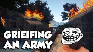 GRIEFING THE FACEHOLE ARMY!! | Rust