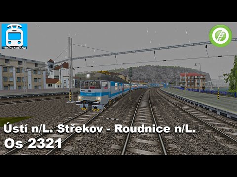 Open Rails: Os 2321 (Ústí nad Labem Střekov - Roudnice nad Labem)