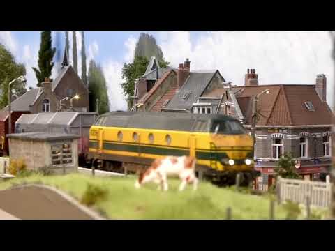 Doublenghien (small 1/87 H0-scale layout) at the MSKK 33d train weekend of Ostend