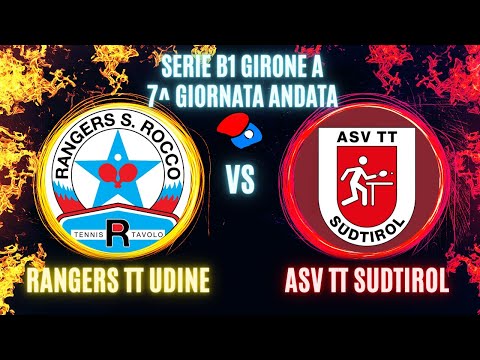 HIGHLIGHTS | Rangers TT Udine - ASV TT Sudtirol | Serie B1 Gir. A - 7^ Giornata andata