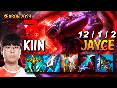 KT Kiin JAYCE vs SION Top - KR Ranked