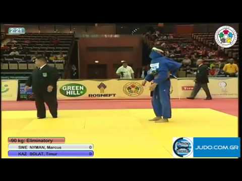 Judo Grand Prix Abu Dhabi 2011 -90kg NYMAN (SWE)-BOLAT (KAZ)