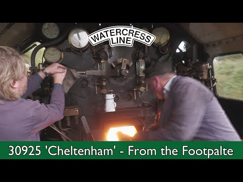 30925 'Cheltenham' - Alresford to Alton from the footplate
