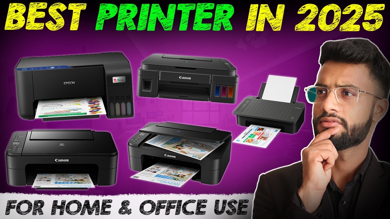 Best Printer For Home & Office In India 2025 | Inkjet vs Inktank vs Laser Printers