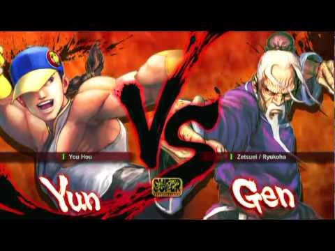 SSF4 AE: gameinn(Yun) vs amiyu99(Gen) - HD 720p
