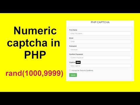 Create Numeric Captcha Using Php Html Css How To Create Numeric Captcha In Php