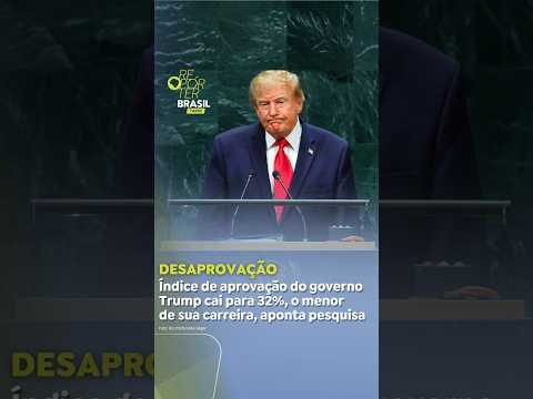 Trump: índice de aprovação do governo cai para 32%, o menor da carreira, aponta pesquisa