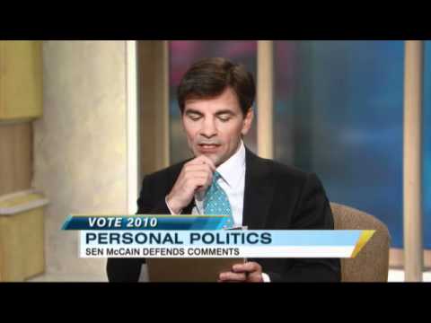 John McCain on Barbara Boxer and Sarah Palin