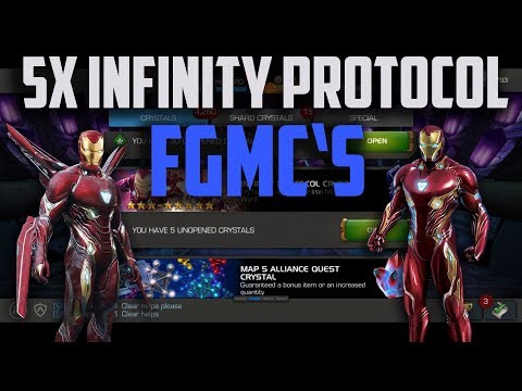 5x IW Iron Man FGMC's - Infinity Protocol Crystal Opening - Marvel Contest of Champions