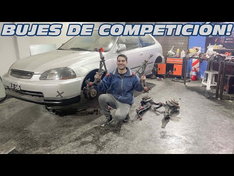 FRONT AND REAR ELASTOMER SUSPENSION FOR THE CIVIC!!! HONDA EK SWAP K24