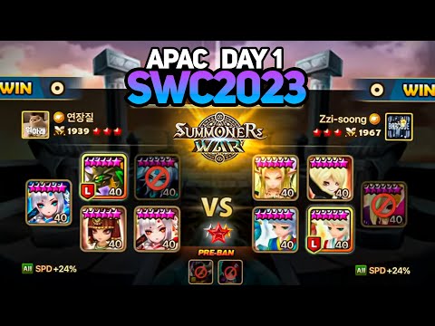 ZZI-SOONG vs KUROMI (BO3). SWC2023 APAC Preliminary Day 1 - Summoners War