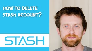 how to delete stash account