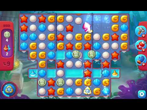 Fishdom Hard Level 9501 (with Double Lightning Boosters) @choraelmin