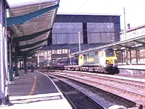 70010 at Carlisle Station work 6K27 Carlisle Yard - Crewe Basford Hall departmental [02/05/2011]