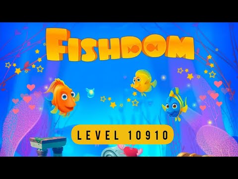 Fishdom game level 10910 #youtube #fishdom