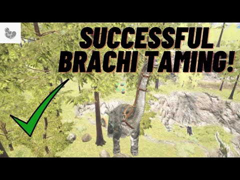 Successful Brachiosaurus Taming! | Solo Modded Ark Valguero Ep.23