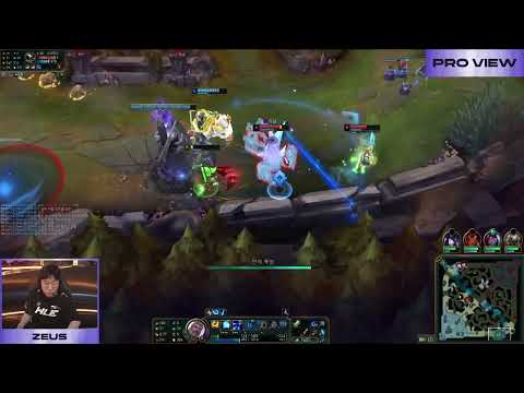 HLE Zeus Jayce Pro View | HLE vs NS | 2025 LCK Round 1-2 W5D3