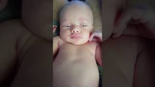 Rapid eye movement REM sleep in a baby