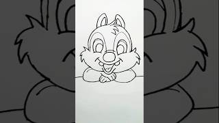How to Draw a Cute Cartoon Chipmunk Step by Step | Easy Drawing Tutorial
