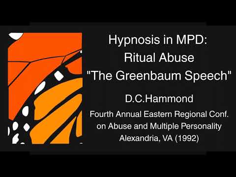 Hypnosis in MPD: Ritual Abuse - D.C.Hammond (1992)