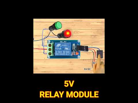5v relay module connection #shorts #shortvideo #youtubeshorts #spdt #electricalteluguvideos