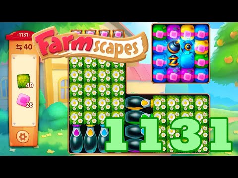 Farmscapes Level 1131 HD Gameplay Walkthrough | 3 - match game | android | ios | pc | GameGo Game
