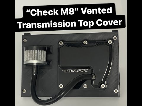 Trask Performance \"Check M8\" Vented Transmission Top Cover fixes excessive oil breather pressure!