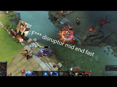 Never Let The DOUBTERS Get To You | Disruptor Mid Gameplay | Patch 7.33e
