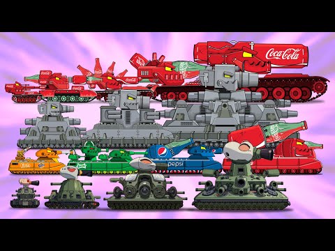 ВСЕ СЕРИИ ЭВОЛЮЦИЯ ГИБРИДОВ - Мультики про танки