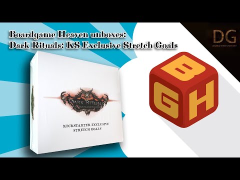 Board Game Heaven Unboxing 116: Dark Rituals: Malleus Maleficarum Stretch Goals Box (DG Games)