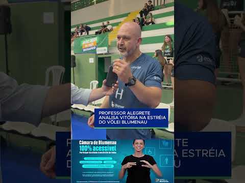 Alegrete avalia vitória do vôlei feminino de Blumenau na estreia do JASC 2025
