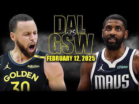 Golden State Warriors vs Dallas Mavericks Full Game Highlights - February 12 | NBA Regular Season
