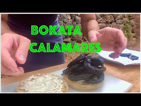 BOCATA DE CALAMARES NEGROS fritos en su Tinta 😋 - GUILLE RODRIGUEZ