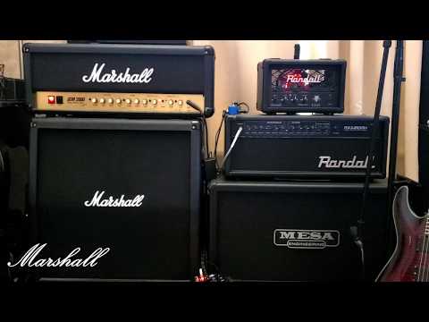Marshall vs Randall Head to Head - Clean vs High Gain