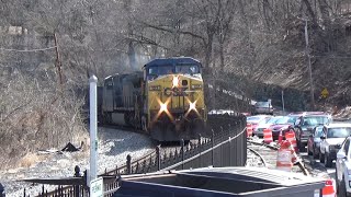 preview picture of video 'CSX Coal Though Ellicott City'