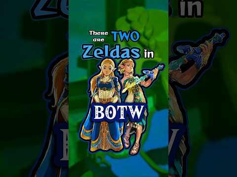 There are two Zelda’s in Breath of the Wild. #zelda #zeldabotw #zeldatotk #nintendo