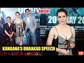 Kangana Ranaut S Uncut Speech At Dhaakad Trailer Launch Arjun Rampal Divya Dutta