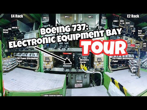 Boeing 737-8 MAX: Electronic Equipment Bay tour