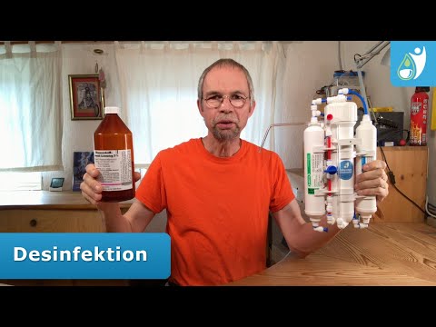 Desinfektion des Aquamichel Mini