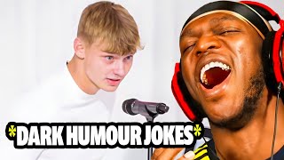 KSI Reacts To Funniest Dark Humour Jokes (IRL Edition)
