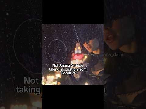 I never noticed the Shrek 2 reference 😳 #arianagrande